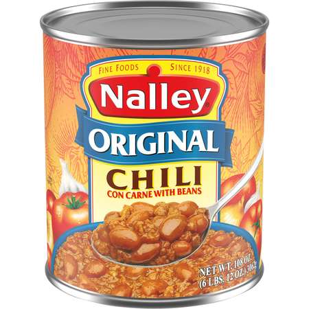 NALLEY Nalley Regular Chili 106 oz., PK6 4132124902